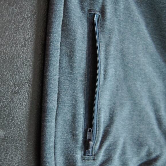 Boston Red Sox Baseball Quarter Zip up Sweater Gray/Blue and Red Medium - Picture 7 of 8